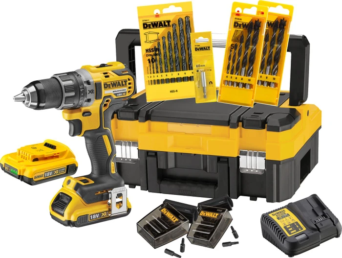 DeWalt DCK791D2T Akku-Bohrschrauber inkl. Koffer + 2 Akkus 2.0Ah + Zubehör