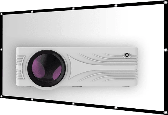 La Vague LV-HD200 Bundle LED-Projektor inkl. LV-STA100FP weiß