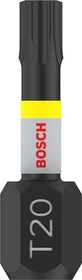 Bosch Professional Impact Torx Bit 1/4", T20x25mm, 2 Stück