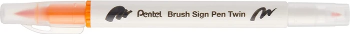 Pentel Brush Sign Pen Twin SESW30C ocker