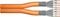 Digitus Professional Twisted-Pair Duplex Verlegekabel Dca, Cat7, S/FTP, ohne Stecker, 500m, orange Vorschaubild