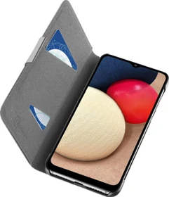 Cellularline Book für Samsung Galaxy A02s schwarz