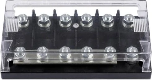 Victron Energy Six-way fuse holder for Mega-fuse with busbar (250A)