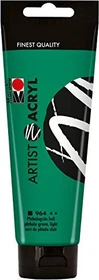 Marabu Artist Acryl Acrylfarbe, phthalogrün hell, 120ml