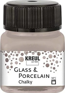 Kreul Glass & Porcelain Chalky Malfarbe, noble nougat, 20ml