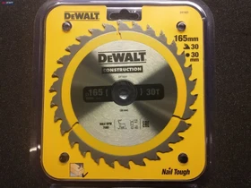DeWalt DT1937 Kreissägeblatt 30Z, 165x1.5x30mm, 1 Stück