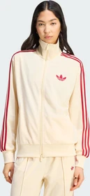 adidas Firebird Track Top Loose Trainingsjacke warm vanilla/team victory red (Damen)