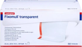 BSN medical Leukoplast Fixomull transparent, 15cm x 10m, 1 Stück