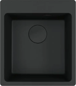 Franke Maris MRG 610-39 A Einbau Becken mittig mit Handbedienung black matt