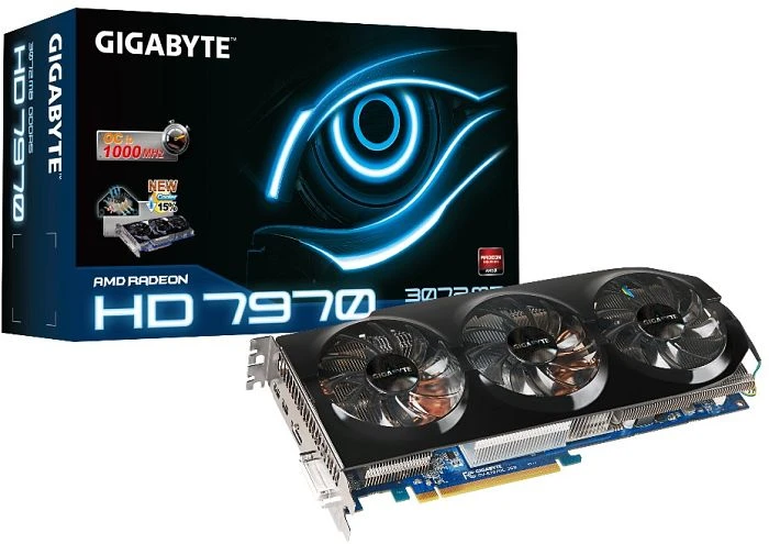 GIGABYTE Radeon HD 7970, 3GB GDDR5, DVI, HDMI, 2x mDP