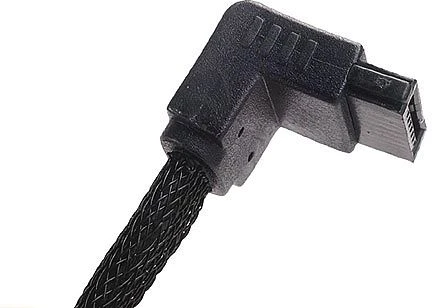 SilverStone CP08 SATA 6Gb/s Kabel 0.5m gewinkelt mit Arretierung