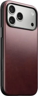 Nomad Modern Leather Case (Horween) für Apple iPhone 17 Pro Max burgundy chromexcel