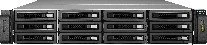 QNAP Rack Expansion Unit REXP-1220U-RP, 3x Mini SAS HD, 2HE