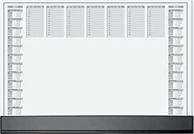 Sigel H6365 Office Schreibunterlage mit Kalender 2026/2027, 595x410mm