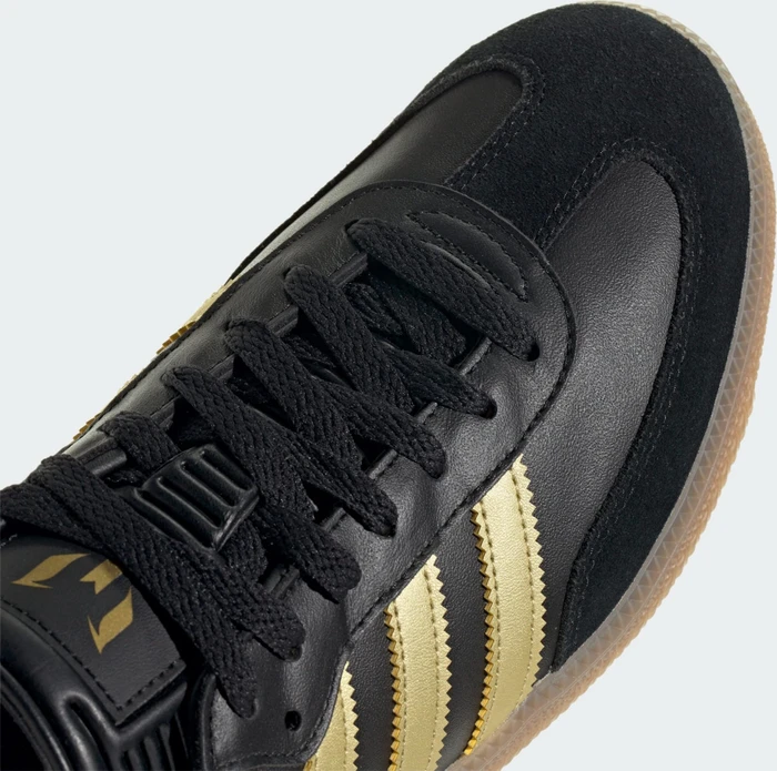 adidas Samba Messi core black/gold metallic/gum