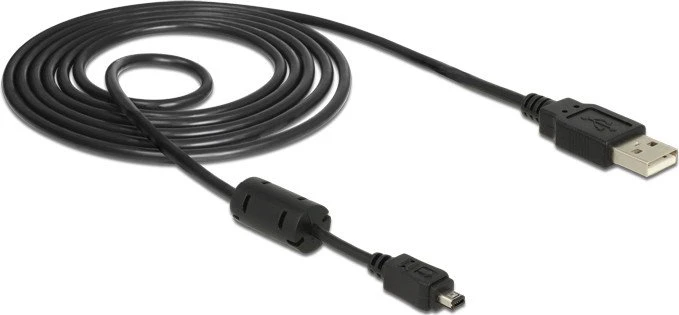 DeLOCK USB 2.0 Kabel, USB-A [Stecker] auf USB Mini-B [Stecker], 1.5m