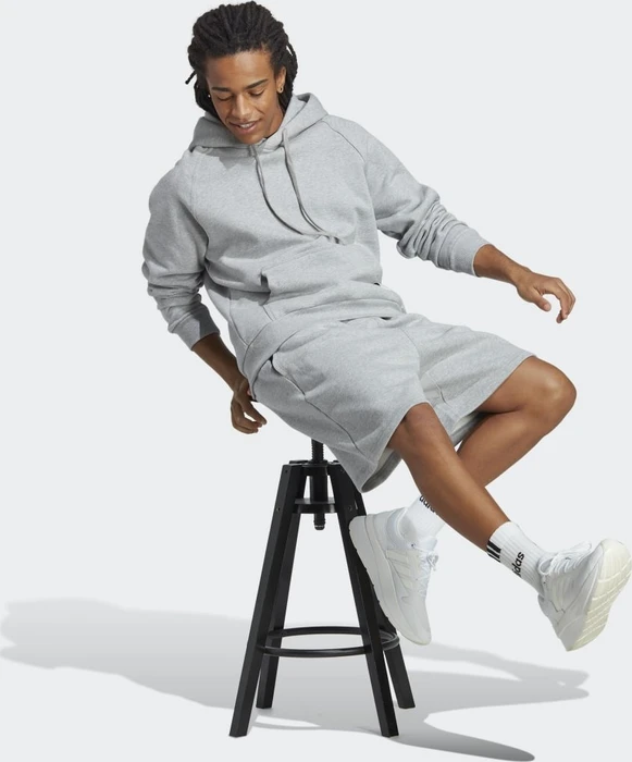 adidas Lounge Fleece Hoodie medium grey heather (Herren)