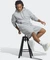 adidas Lounge Fleece Hoodie medium grey heather (Herren) Vorschaubild