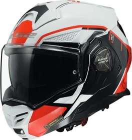 LS2 FF901 Advant X Metryk schwarz/weiß/rot