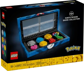 LEGO Pokémon - Kollektion mit den Orden der Kanto-Region