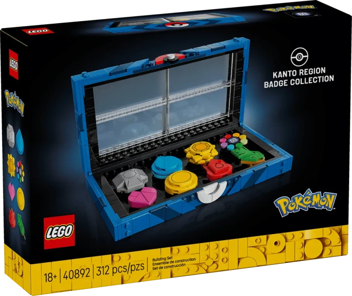 LEGO Pokémon - Kollektion mit den Orden der Kanto-Region