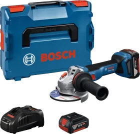 Bosch Professional GWS 18V-11 S Akku-Winkelschleifer inkl. L-Boxx + 2 Akkus 5.0Ah