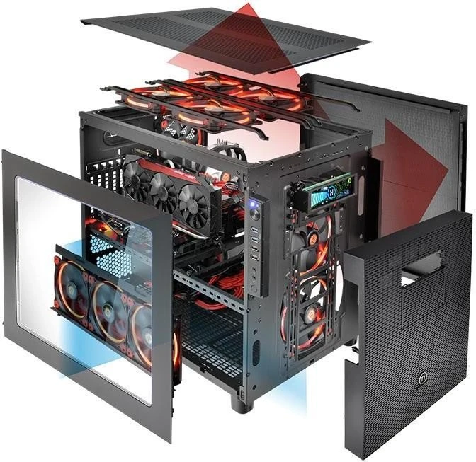 Thermaltake Core X5, Acrylfenster
