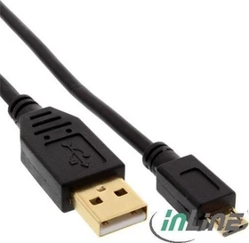 InLine USB 2.0 Kabel Micro-B/A-Stecker, 2m