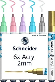 Schneider Paint-It 310 2mm Acrylmarker V2 sortiert, 6er-Set