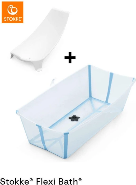 Stokke Flexi Bath faltbare Badewannen-Set XL ocean blue
