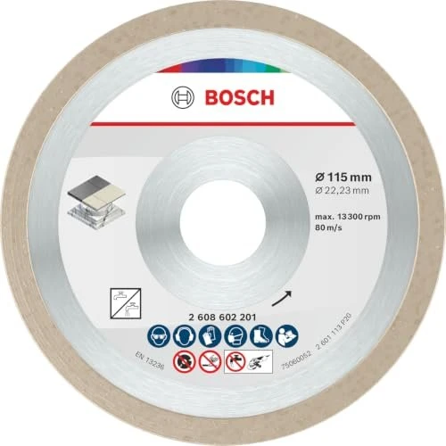 Bosch Professional Standard for Ceramic Diamanttrennscheibe, 115x1.6x22.23mm, 1 Stück