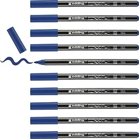 edding 4200 Porzellanpinselstift stahlblau, 10er-Pack