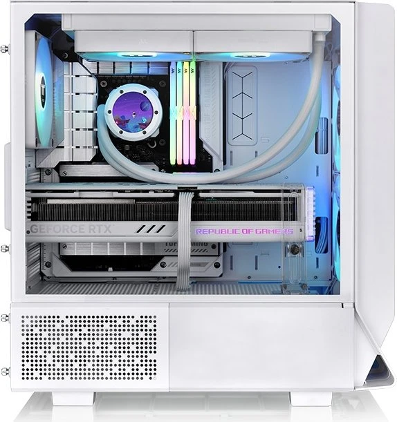 Thermaltake Ceres 330 TG ARGB Snow, weiß, Glasfenster