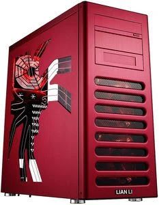 Lian Li PC-8FIR rot, Acrylfenster