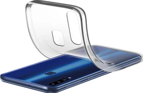 Cellularline Soft Cover für Samsung Galaxy A20s transparent