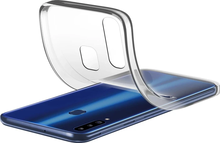 Cellularline Soft Cover für Samsung Galaxy A20s transparent