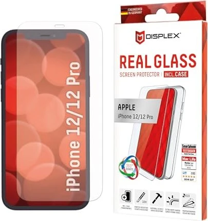 Displex Real Glass + Case für Apple iPhone 12/12 Pro
