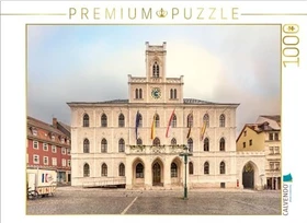 Calvendo Rathaus am Marktplatz im neugothischem Stil mit Glockenturm