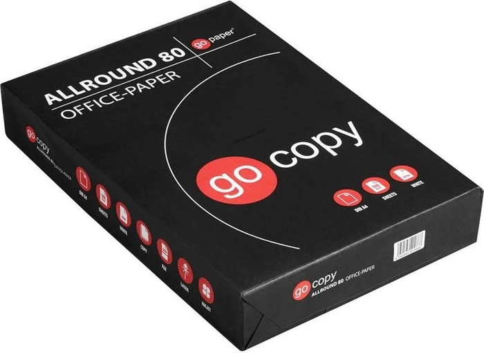 Jacob Jürgensen go copy Allround Kopierpapier matt hochweiß, A4, 75g/m², 500 Blatt