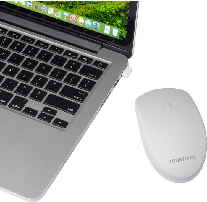 Renkforce RF-WRM-300 kabellose Hygiene-Maus weiß, USB
