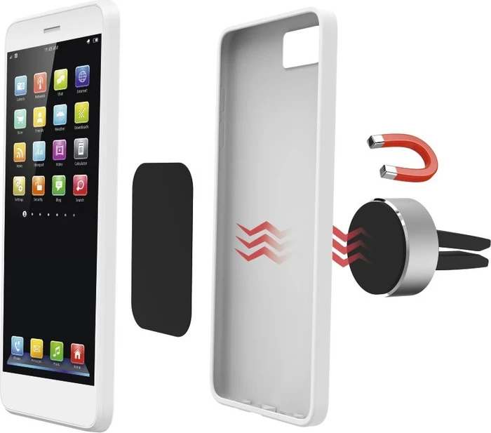 Hama Universal-Smartphone-Halter Magnet Alu schwarz