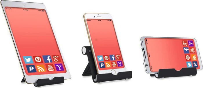 TerraTec iTab S, Tablet-Stand, schwarz, verstellbar