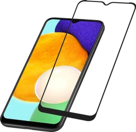 Cellularline Impact Glass Capsule für Samsung Galaxy A03s schwarz