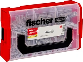 fischer FixTainer SX Dübel-Sortiment inkl. L-Boxx, 210 Stück