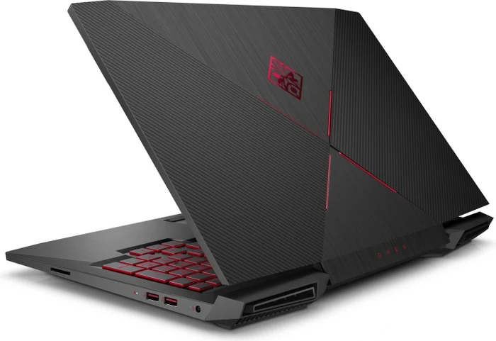 HP OMEN by HP Laptop 15-ce007ng, Shadow Black, Core i5-7300HQ, 8GB RAM, 1TB HDD, GeForce GTX 1050, DE