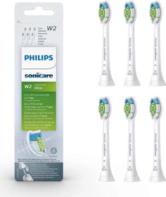 Philips HX6066/10 Sonicare W2 Optimal White Ersatzbürste weiß, 6 Stück
