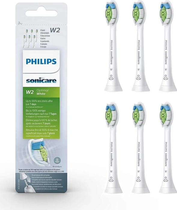 Philips HX60 Sonicare W2 Optimal White Ersatzbürste weiß