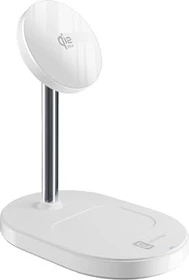 Cellularline Mag Trio 2in1 Wireless Charging Station weiß