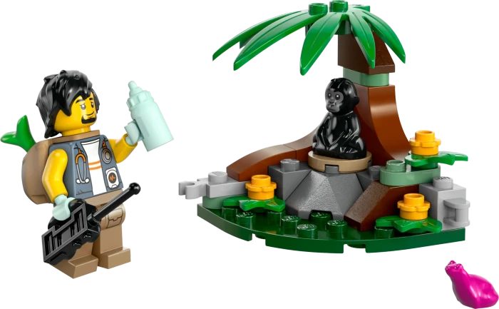LEGO City - Dschungelforscher mit Baby-Gorilla