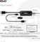 Club 3D HDMI 2.1 [Stecker] auf USB-C [Buchse] Adapterkabel, aktiv, schwarz Vorschaubild